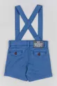 Детские хлопковые шорты zippy голубой