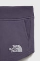 Chłopiec The North Face szorty bawełniane dziecięce NF0A82EK fioletowy