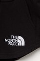 Băieți The North Face pantaloni scurți din bumbac pentru copii NF0A82EK negru
