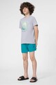 Дитячі шорти 4F M018 casual бірюзовий 4FJSS23UBDSM018