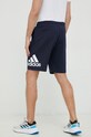 adidas szorty bawełniane Essentials IC9402 granatowy AW23