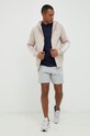 Βαμβακερό σορτσάκι adidas IC9437 γκρί SS24