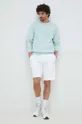 Kratke hlače Calvin Klein bela