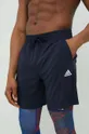 blu navy adidas pantaloncini da allenamento Chelsea Uomo