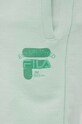 Fila szorty bawełniane turkusowy FAM0339