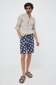 Tommy Hilfiger szorty lniane MW0MW31241.PPYX granatowy SS23