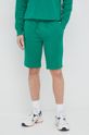 zelená Bavlněné šortky United Colors of Benetton Pánský
