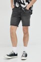 Levi's pantaloni scurti jeans negru 85221.0056