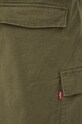 Levi's pantaloni scurți din amestec de in verde A4680.0000