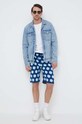 United Colors of Benetton szorty bawełniane 1094K9002.912 granatowy SS23
