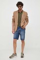 United Colors of Benetton pantaloni scurti jeans 4AW7U900K.901 albastru SS23