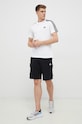 adidas pantaloncini in cotone HA4338 nero AW24