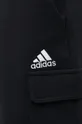 чёрный Хлопковые шорты adidas