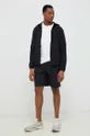 Kratke hlače za vadbo Calvin Klein Performance CK Athletic črna