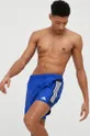 adidas Performance szorty kąpielowe niebieski