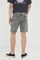 Odzież Lee szorty jeansowe L73MADB80 szary
