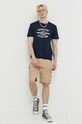 Pamučne kratke hlače Quiksilver EQYWS03848 bež SS23