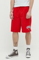 Tommy Jeans szorty dzianina czerwony DM0DM16329.PPYX