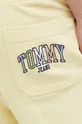 rumena Bombažne kratke hlače Tommy Jeans