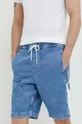 Jeans kratke hlače Tommy Jeans modra