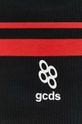 Βαμβακερό σορτσάκι GCDS SS23M300156 μαύρο
