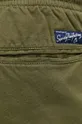 zelena Kratke hlače s dodatkom lana Superdry