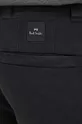 fekete PS Paul Smith vászonkeverék rövidnadrág