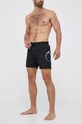 Trussardi szorty kąpielowe czarny TRU1MBM04