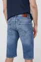 Rifľové krátke nohavice Pepe Jeans Cash  99 % Bavlna, 1 % Elastan