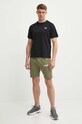 Bavlněné šortky Hummel hmlLEGACY SHORTS 212568 zelená SS24