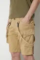 beige Alpha Industries pantaloncini