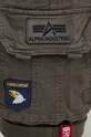 Kratke hlače Alpha Industries 186209.03 zelena