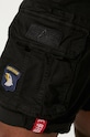 Alpha Industries pantaloncini 186209.03 nero