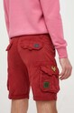 Îmbrăcăminte Alpha Industries pantaloni scurti 186209.523 rosu