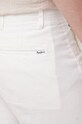 Pepe Jeans szorty z domieszką lnu Arkin biały PM800913.804