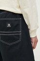 Converse pantaloni scurti din bumbac negru 10025023.A01