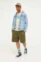 Converse szorty bawełniane 10024609.A04 zielony SS23