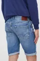 Rifľové krátke nohavice Pepe Jeans  100 % Bavlna