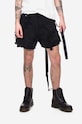 Rick Owens denim shorts Trucker Cut Offs fabric black DU01C6353.DSLH.BLACK