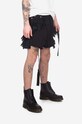 Rick Owens denim shorts Trucker Cut Offs DU01C6353.DSLH.BLACK