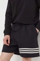 negru adidas Originals pantaloni scurți De bărbați