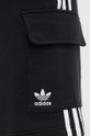 black adidas Originals cotton shorts