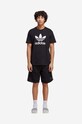 adidas Originals pantaloni scurți din bumbac IA6351 negru SS23
