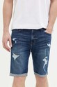Hollister Co. pantaloni scurti jeans bleumarin KI328.3051.277