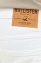 Rifľové krátke nohavice Hollister Co. biela KI328.3056.177