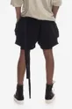 Rick Owens cotton shorts black