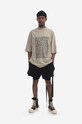 Rick Owens cotton shorts DU01C6374.RIG. black