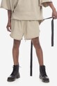 Rick Owens cotton shorts jersey beige DU01C6374.BEIGE