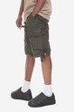 Alpha Industries pantaloni scurți din bumbac Jet 191200.136 verde SS23