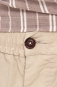 gri Universal Works pantaloni scurți din bumbac Pleated Track